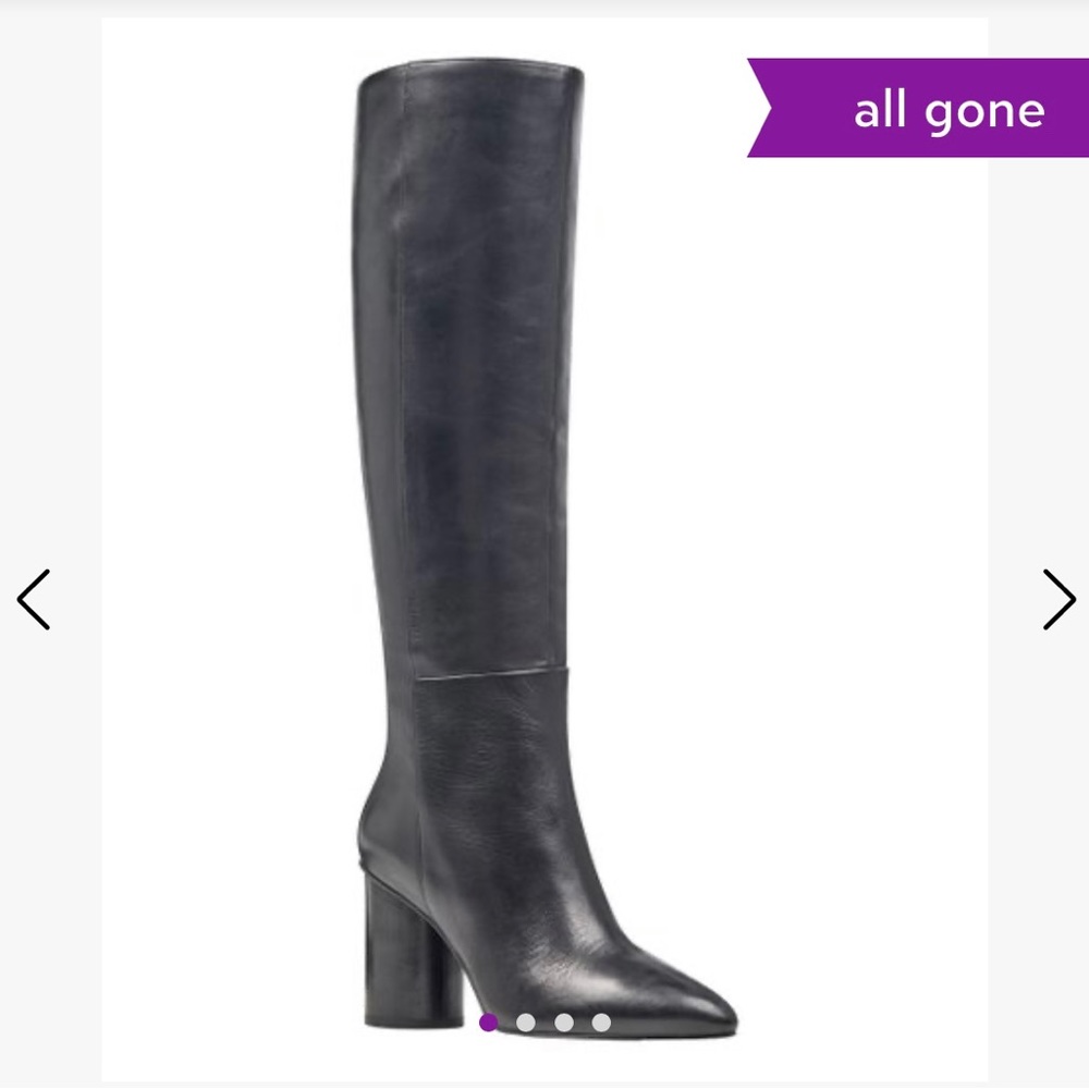 Nine West Christie knee high calf high leather boots